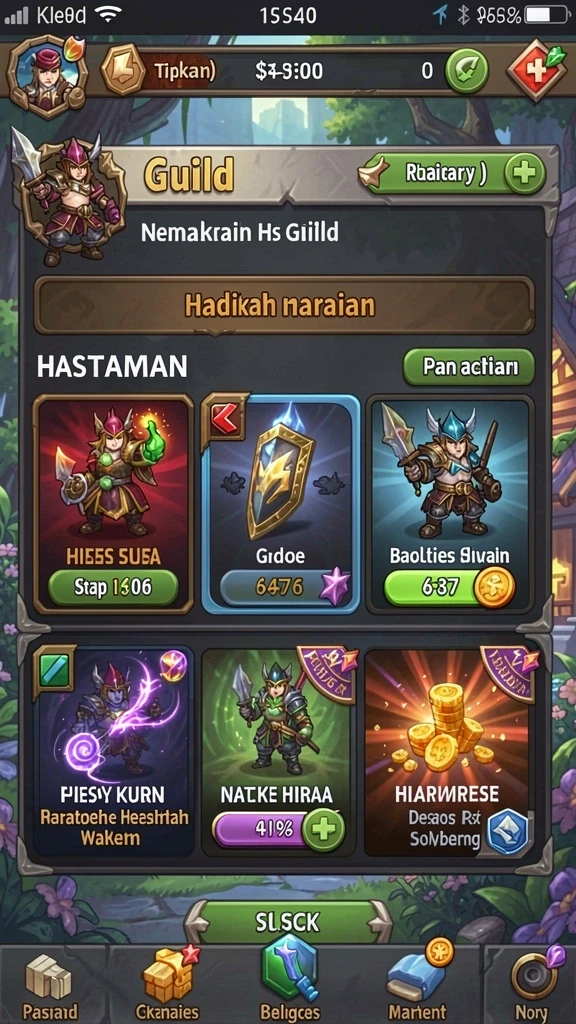 Tangkapan layar menampilkan level baru yang menantang.