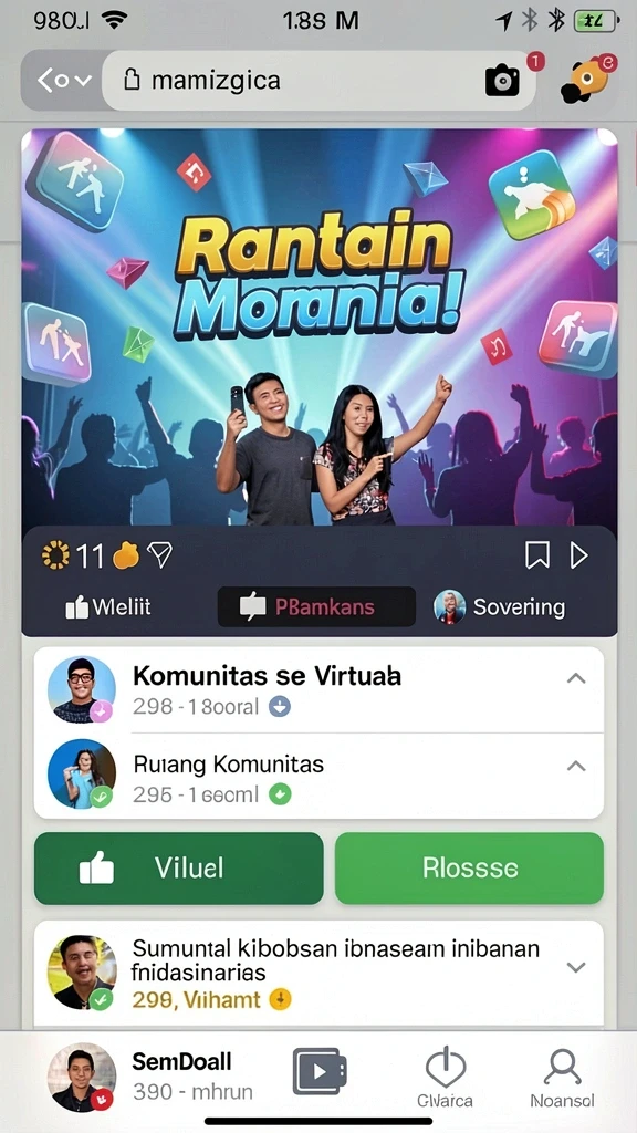 Karakter dengan desain unik dan beragam pilihan kostum.