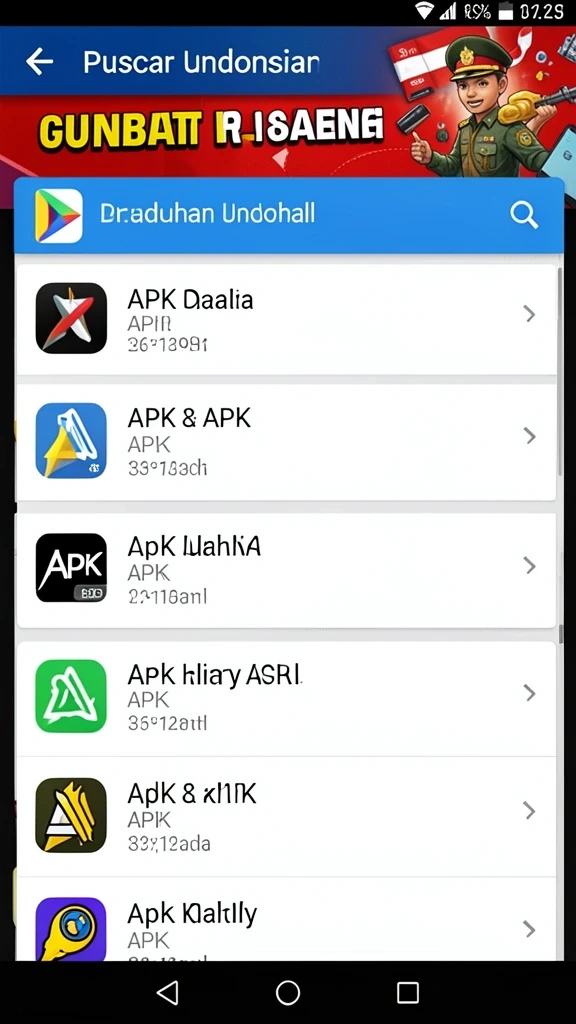 Tampilan karakter yang beragam dan menarik.