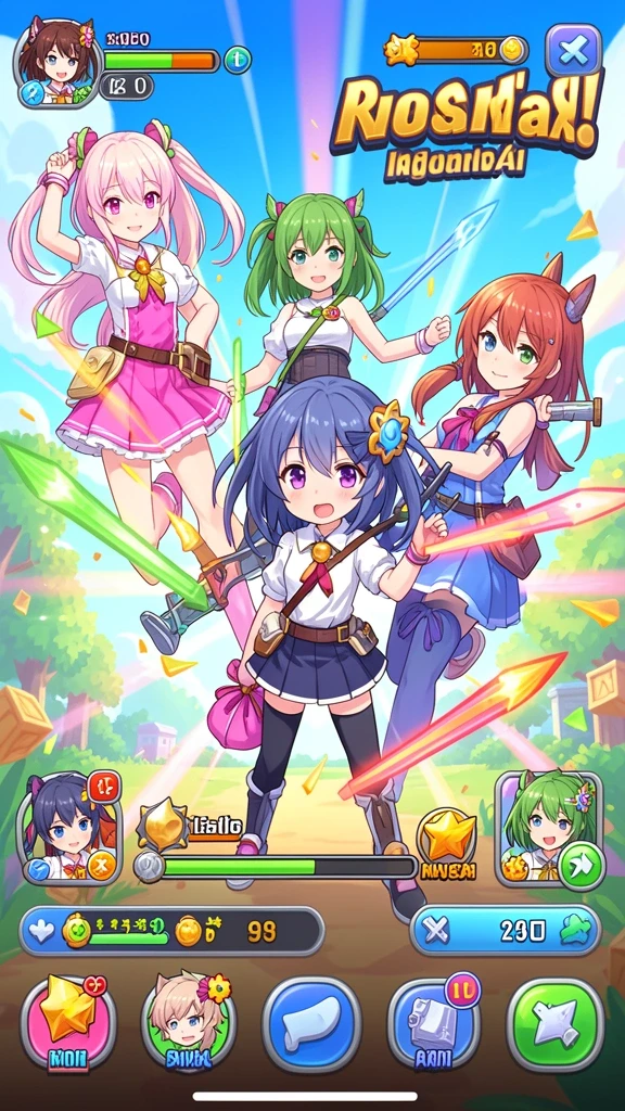 Gambaran dunia game yang luas dan menantang.