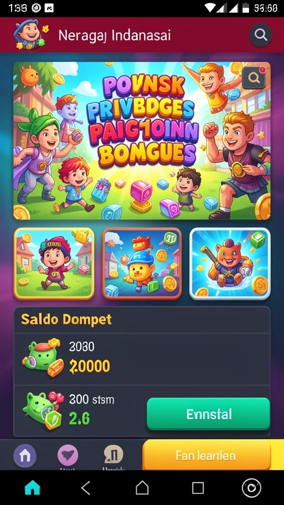 Lingkungan grafis yang kaya dan detail.