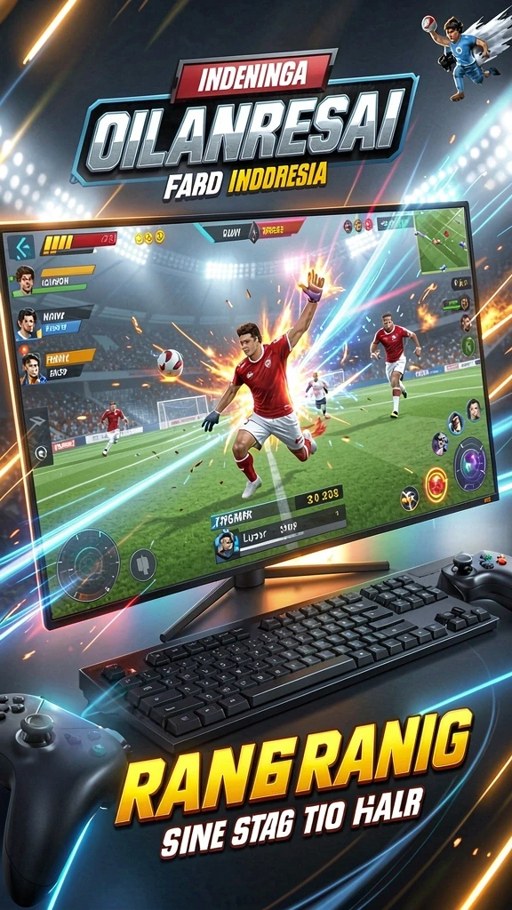 Karakter utama AFAF dalam aksi epik.
