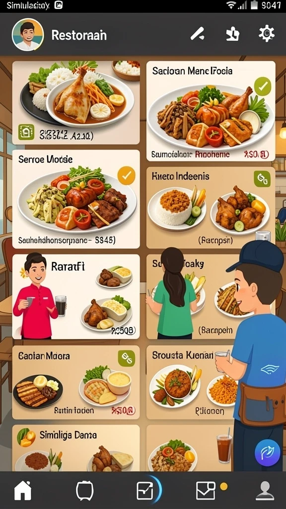Fitur tantangan harian yang menarik.