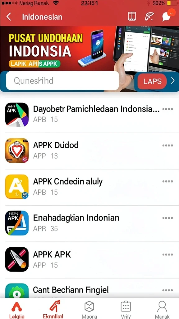 Tampilan antar muka yang menarik dan user-friendly.