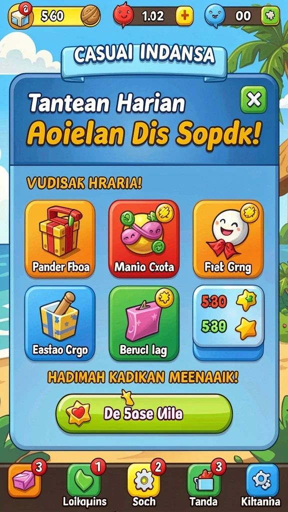 Tampilan antarmuka BTV168 yang menarik dan mudah dipahami.