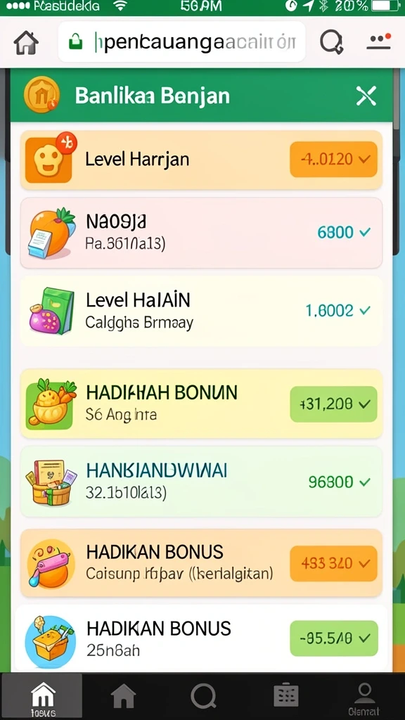 Fitur bonus yang menarik dan menguntungkan.