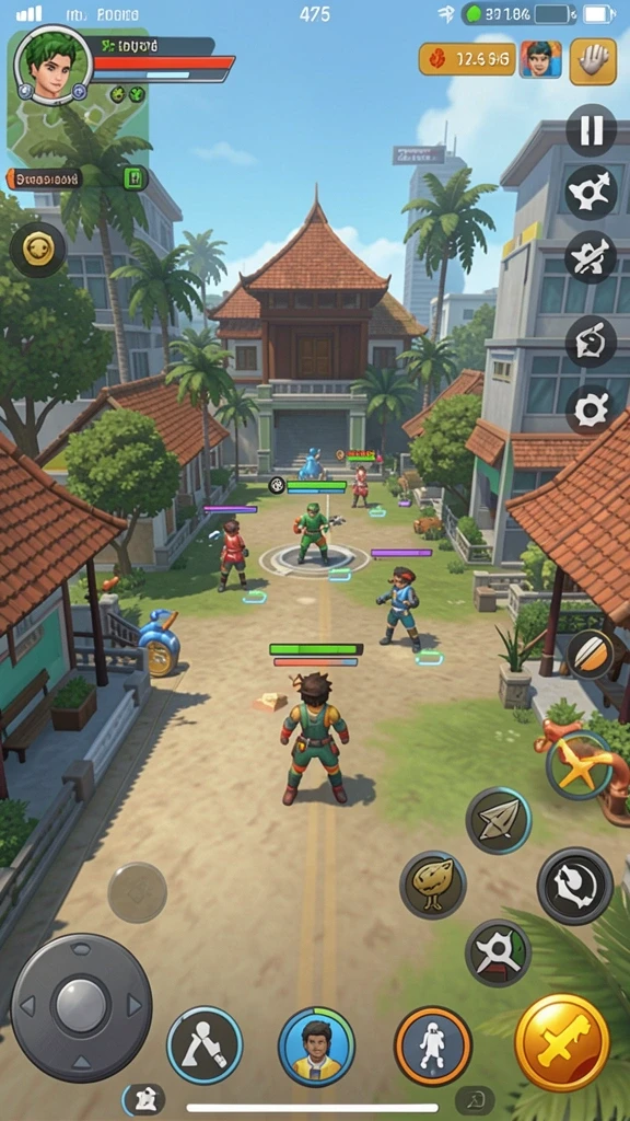 Screenshot 2: Pemain sedang menyelesaikan misi dalam game.