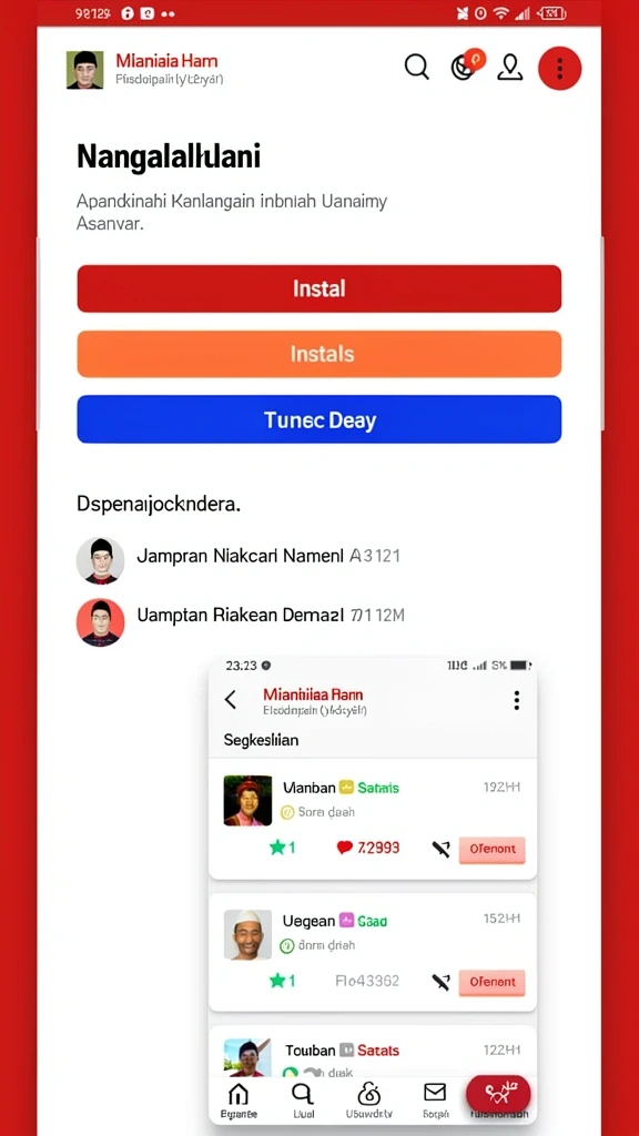Tangkapan layar menampilkan pahlawan utama dengan senjata unik.