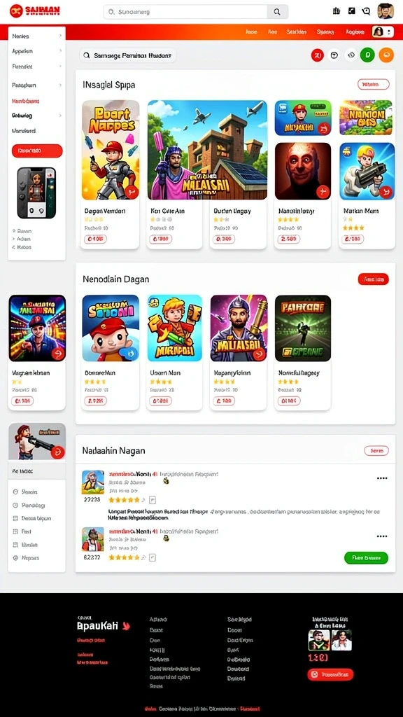 Karakter-karakter menarik yang bisa dimainkan.