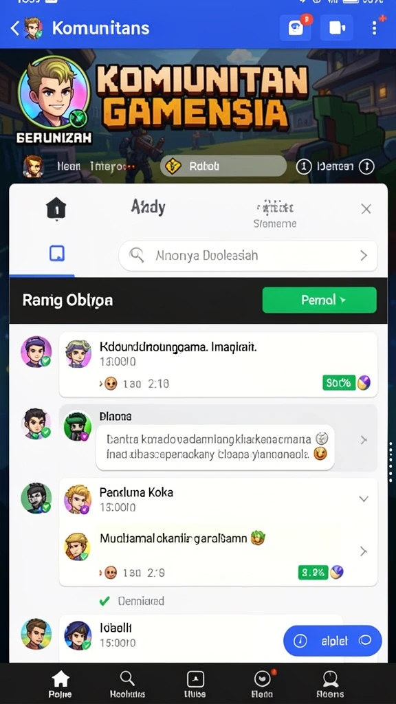 Tampilan antarmuka FUNGAME777 yang menarik.
