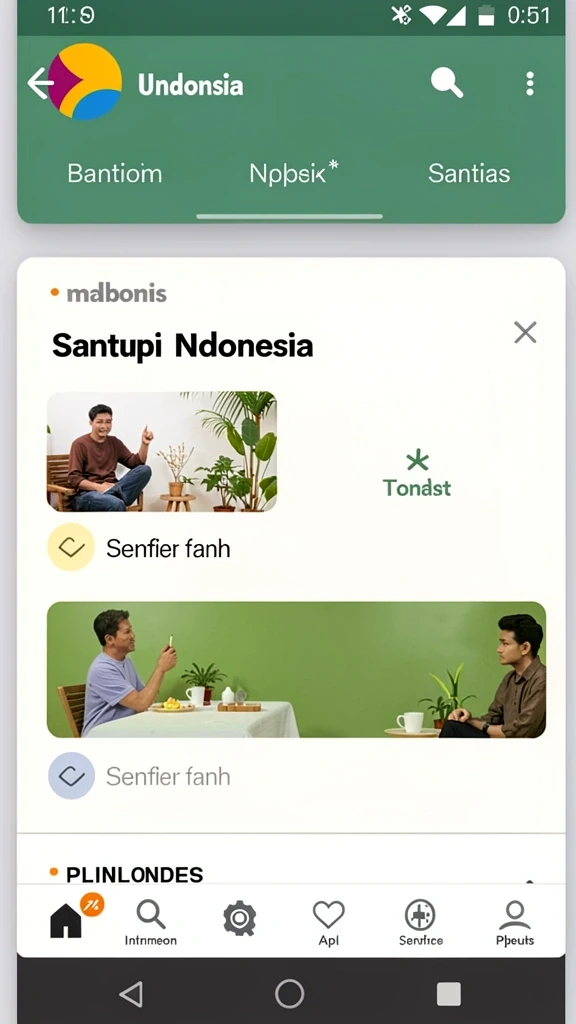 Tampilan antarmuka pengguna yang modern dan intuitif.