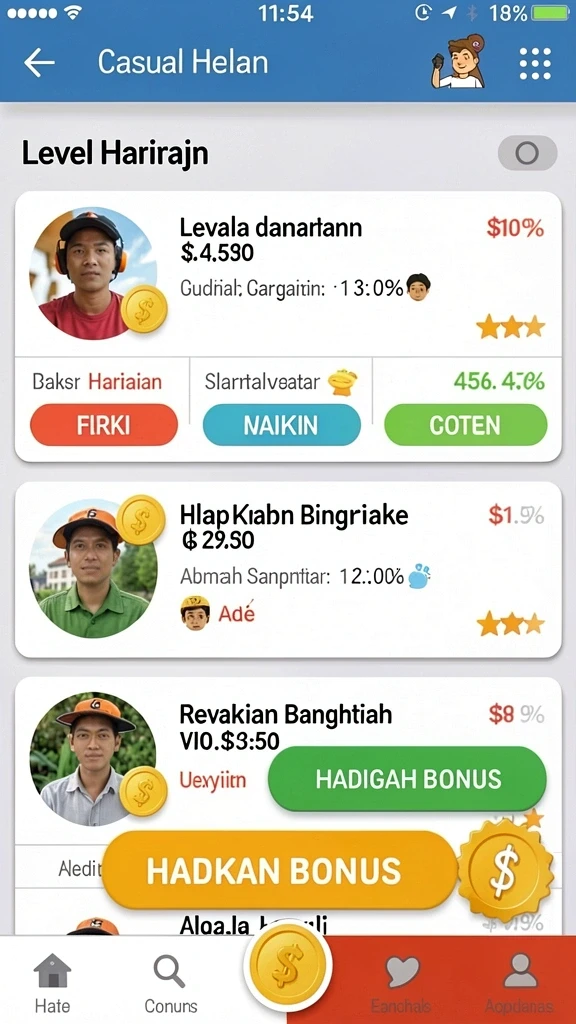 Gambaran karakter baru yang menambah keseruan permainan.