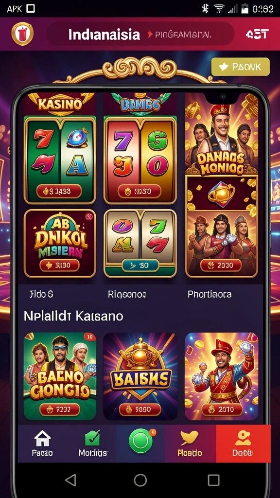 Tangkapan layar permainan slot yang menarik.