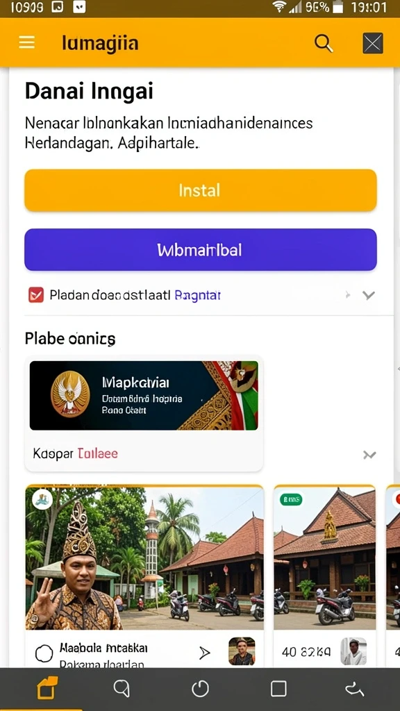 Tampilan antarmuka yang menarik dan mudah digunakan.