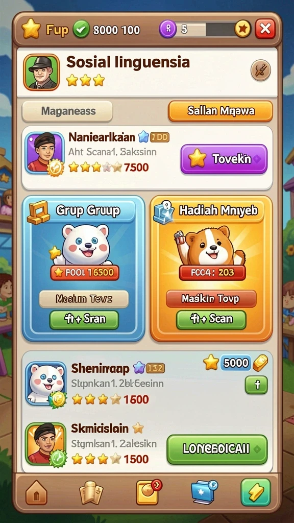 Tangkapan layar menunjukkan tampilan antarmuka yang menarik.