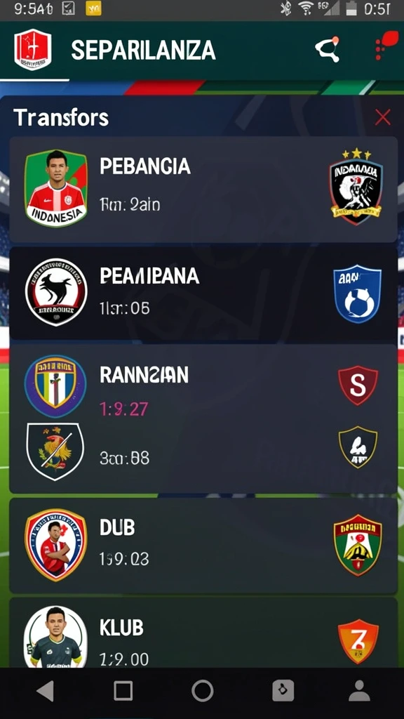 Tampilan awal JV88 yang menarik dan mudah dinavigasi.