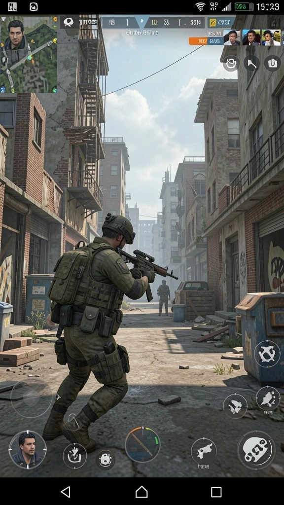 Tangkapan layar dengan grafis menakjubkan dan karakter yang hidup.