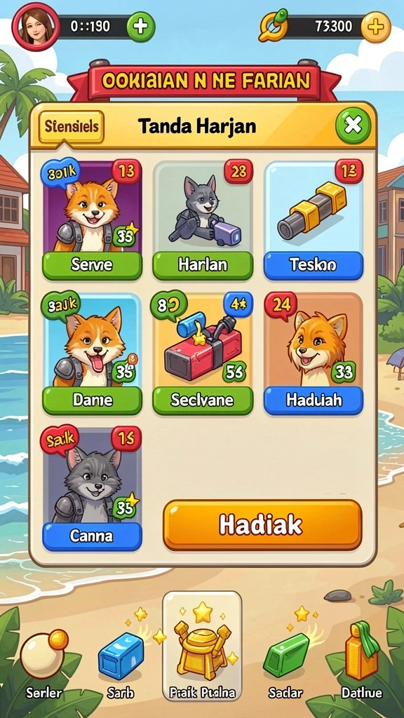 Fitur bonus yang kaya dan menguntungkan bagi pemain.