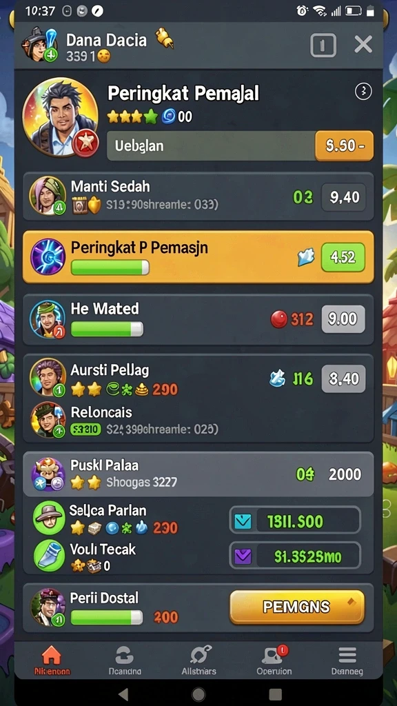 Tampilan antarmuka yang menarik dan mudah digunakan.