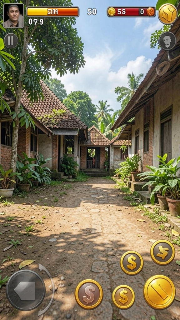Grafis yang menawan dan penuh warna.