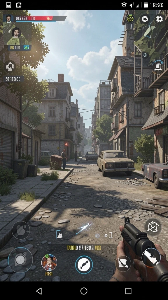 Interaksi multiplayer dengan pemain lain.