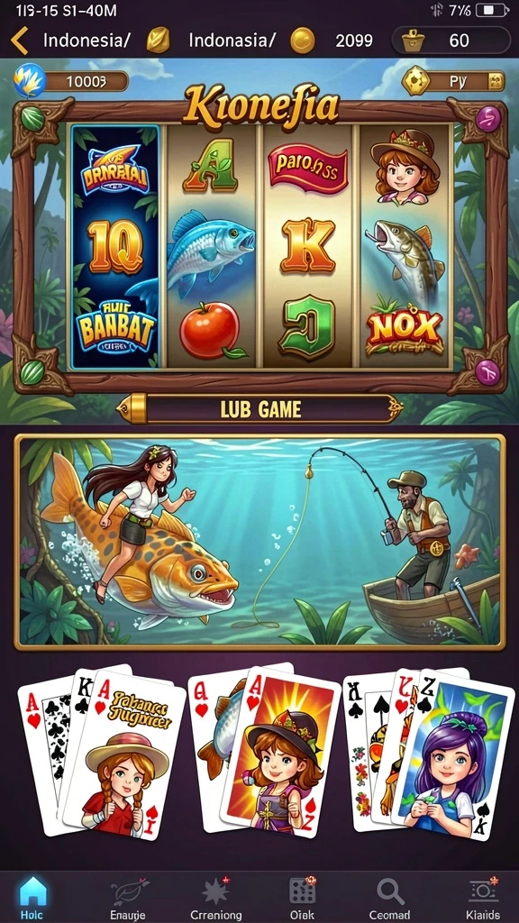 Tampilan awal game MARKAS789 yang menarik dan intuitif.