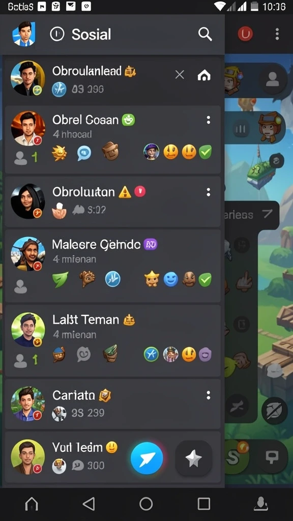 Tangkapan layar mode permainan tim yang menarik di MPO08.