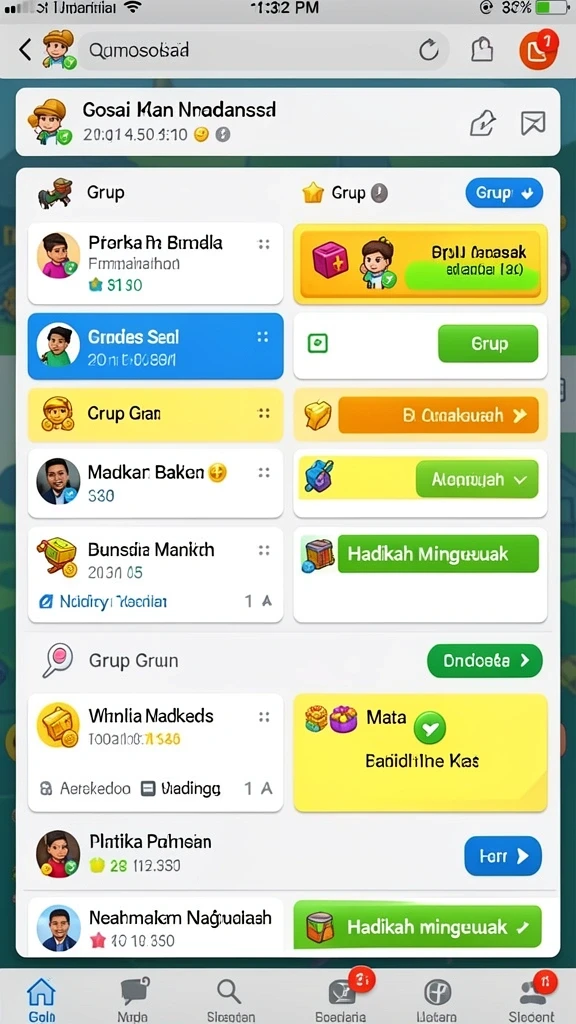 Tampilan karakter yang mengesankan dan detail.