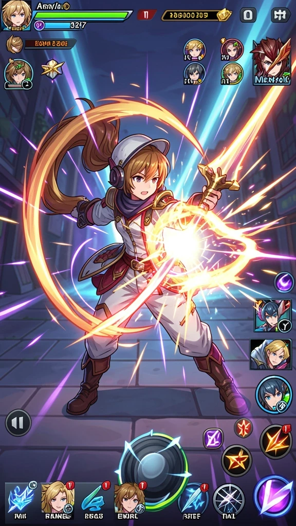 Screenshot menampilkan gameplay seru di level terbaru.