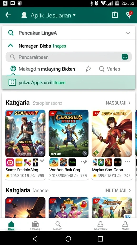 Tampilan antarmuka yang ramah pengguna dan menarik.