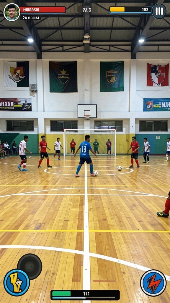 Tangkapan layar gameplay yang mengeksplorasi fitur baru.