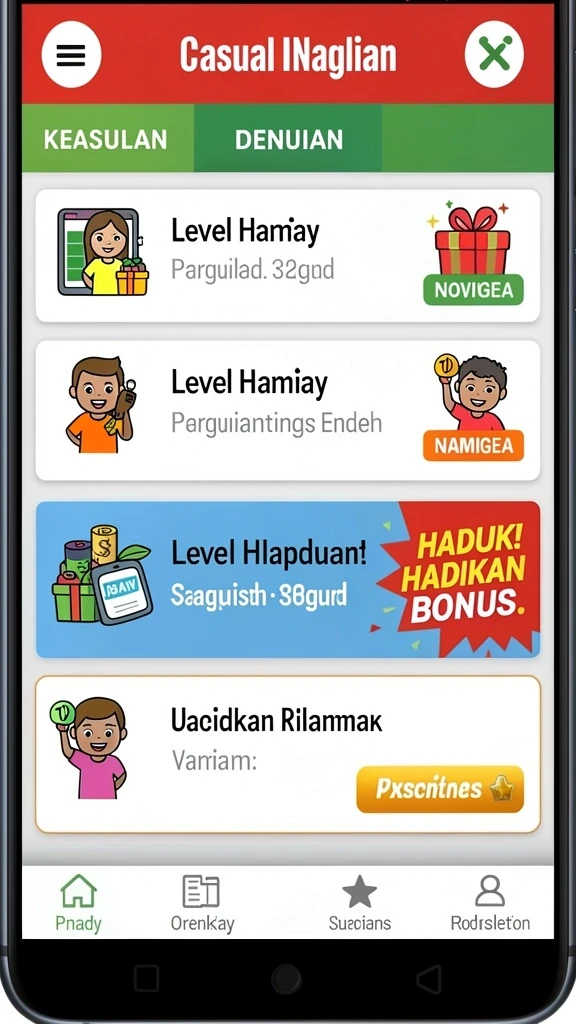 Tampilan antarmuka PGBET yang modern dan menarik.