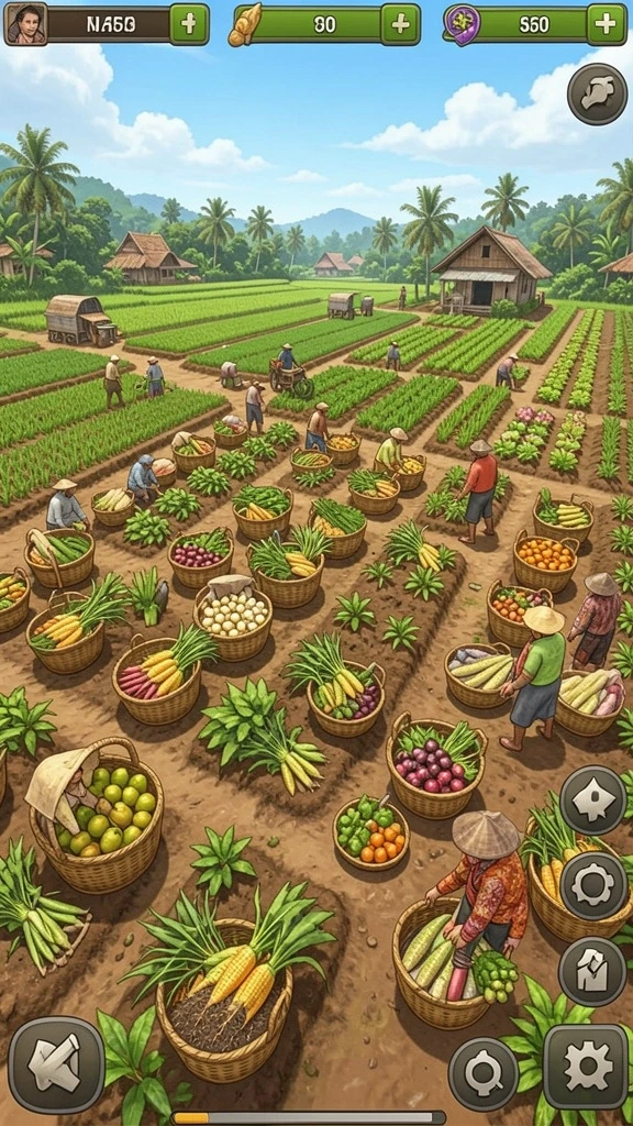 Fitur item unik yang mendukung gameplay.