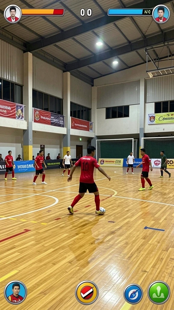Tangkapan layar menampilkan aksi pertarungan yang mendebarkan.