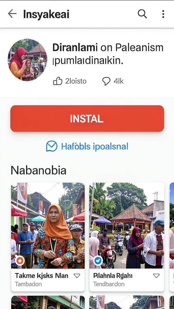 Pemandangan saat karakter beraksi dalam permainan.