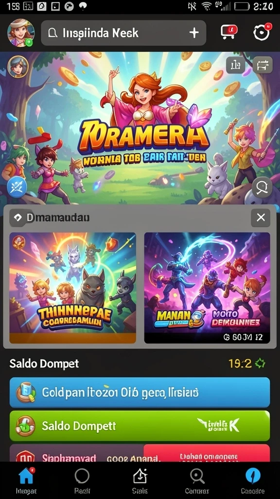 Tangkapan layar menunjukkan fitur promosi terbaru dari TOTO777.