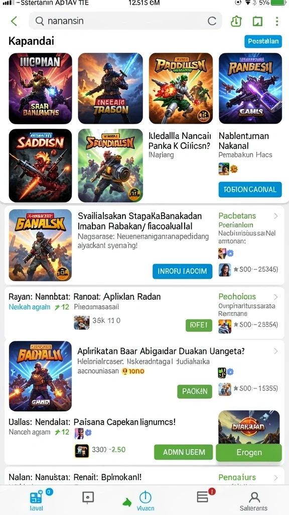 Mode multiplayer dengan teman-teman.