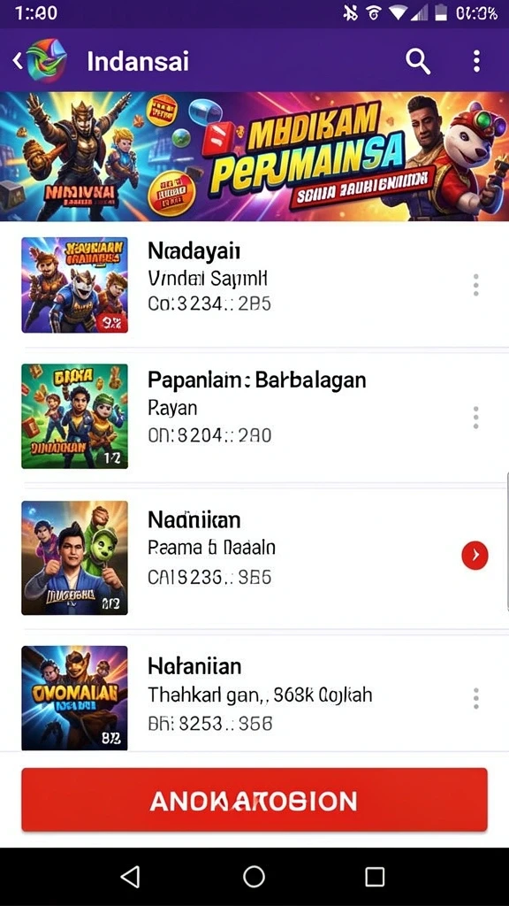 Mode permainan seru yang beragam untuk dinikmati.