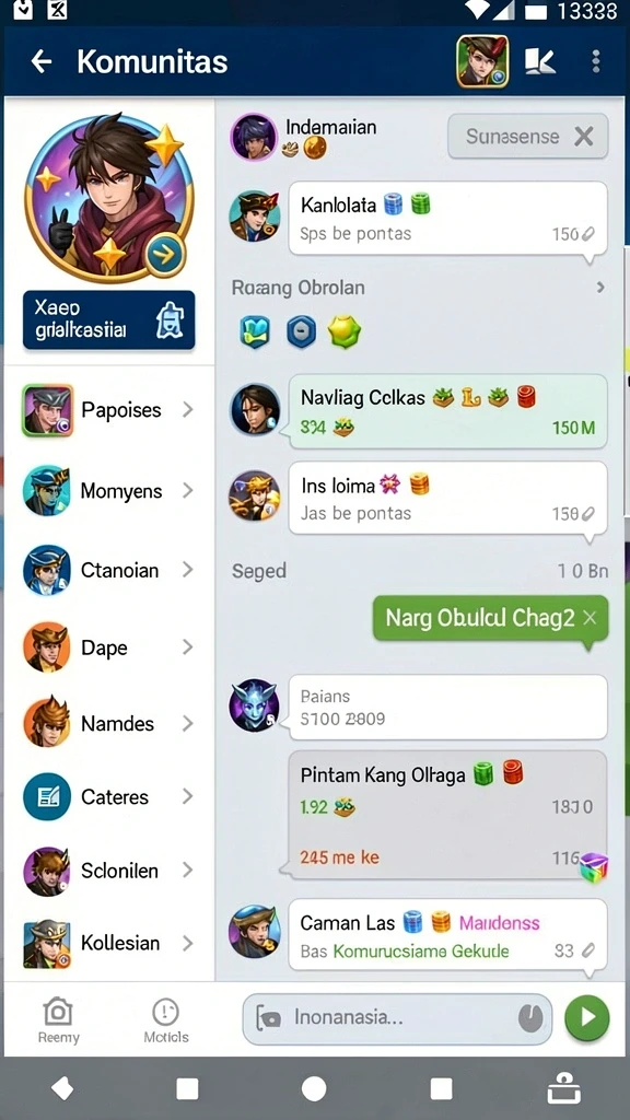 Berbagai pilihan permainan yang menghibur dan seru.
