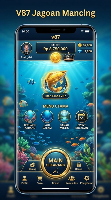 v87 — layar beranda